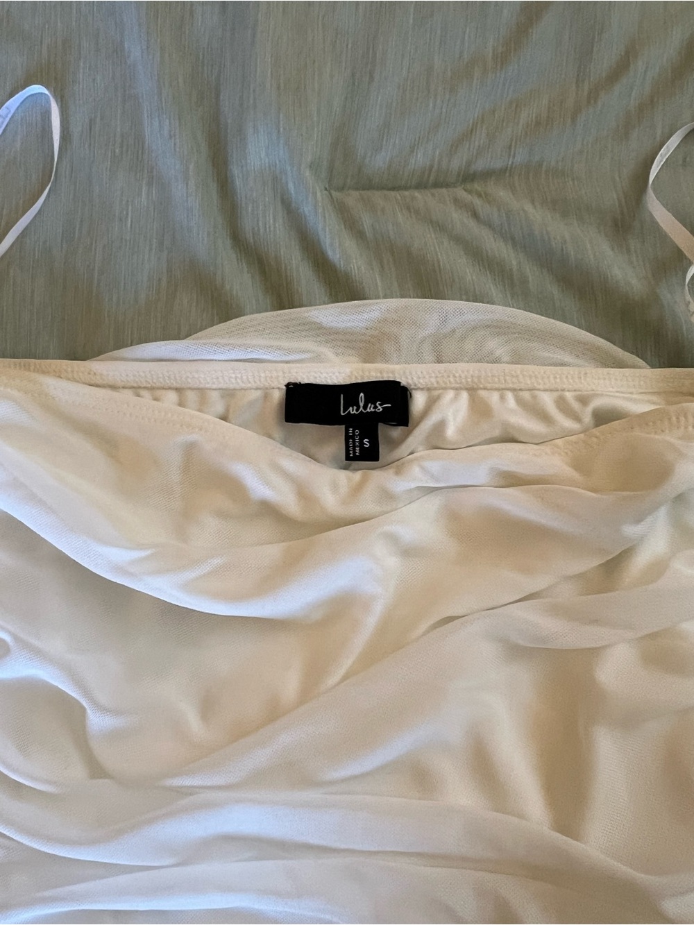Lulu's White Strapless Ruched Midi Dress - Picture 10 of 15
